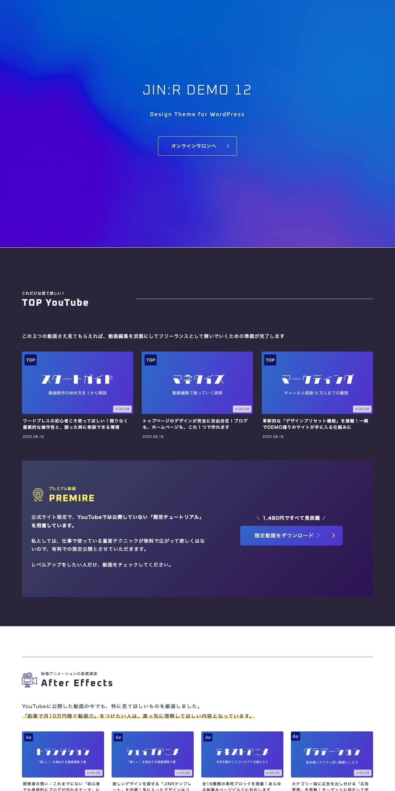 JIN:R DEMO No.12  YouTuber